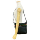 GUCCI Shoulder Bag Leather, PVC black Micro GG logo Pattern Sherry line Women Used Authentic