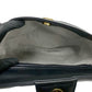 GUCCI Shoulder Bag Leather, PVC black Micro GG logo Pattern Sherry line Women Used Authentic