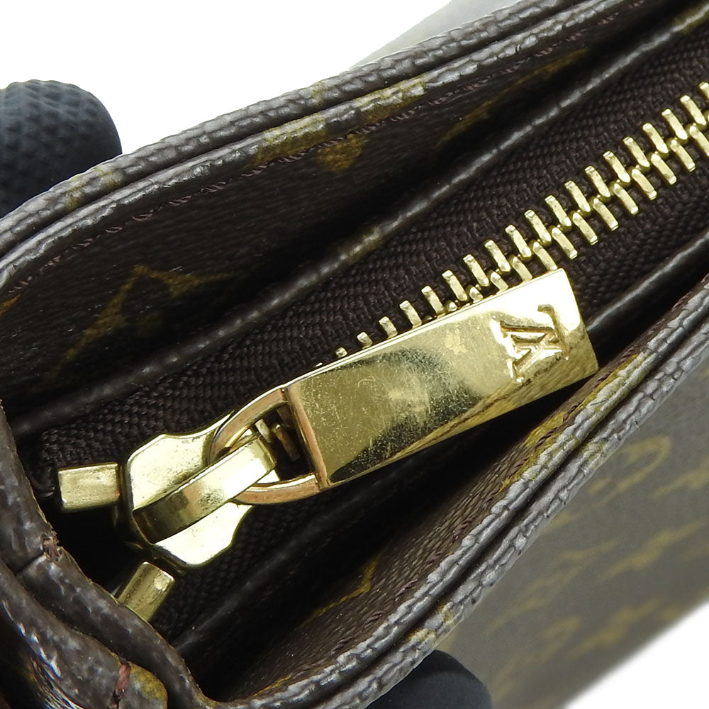 LOUIS VUITTON Shoulder Bag M51145 Monogram, Tanned Leather Brown LoopingGM Women Used Authentic