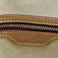 LOUIS VUITTON Shoulder Bag M51145 Monogram, Tanned Leather Brown LoopingGM Women Used Authentic