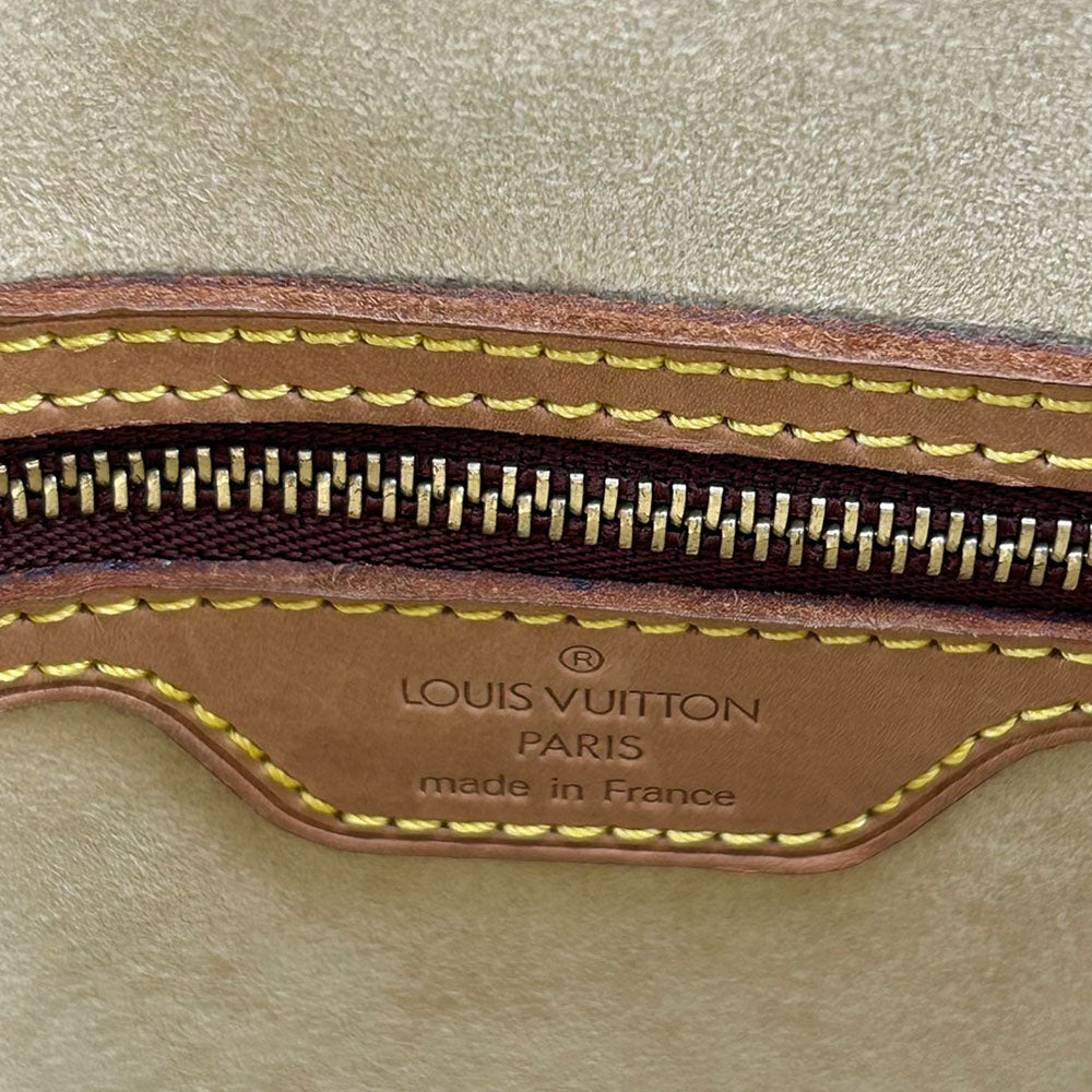 LOUIS VUITTON Shoulder Bag M51145 Monogram, Tanned Leather Brown LoopingGM Women Used Authentic