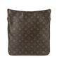 LOUIS VUITTON Shoulder Bag M51145 Monogram, Tanned Leather Brown LoopingGM Women Used Authentic