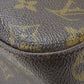 LOUIS VUITTON Shoulder Bag M51145 Monogram, Tanned Leather Brown LoopingGM Women Used Authentic