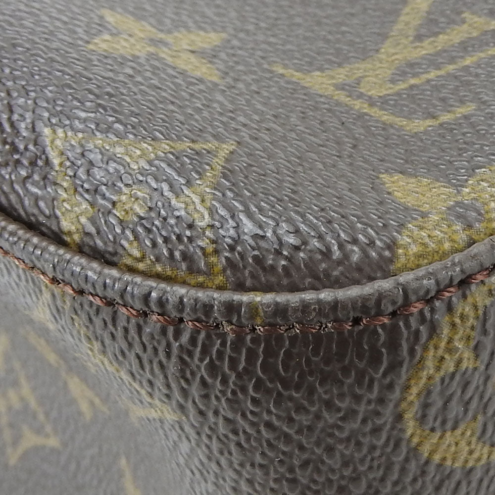 LOUIS VUITTON Shoulder Bag M51145 Monogram, Tanned Leather Brown LoopingGM Women Used Authentic
