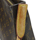 LOUIS VUITTON Shoulder Bag M51145 Monogram, Tanned Leather Brown LoopingGM Women Used Authentic