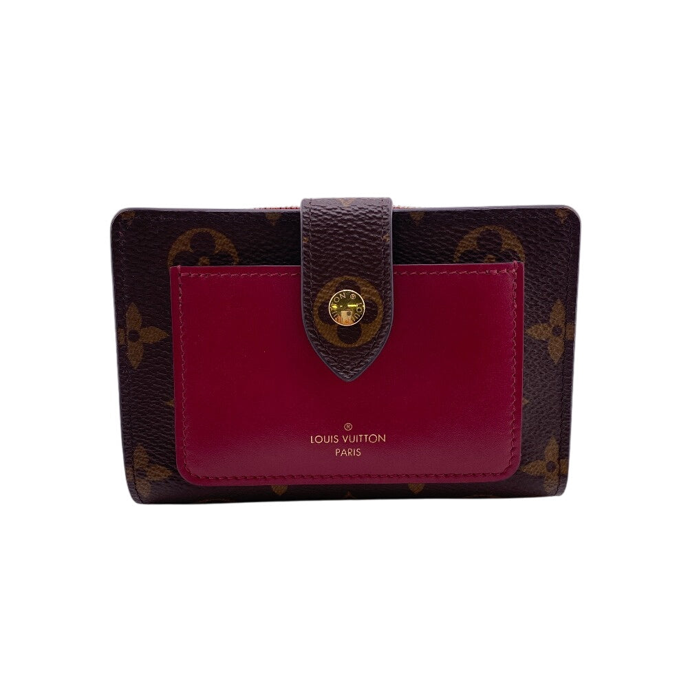 LOUIS VUITTON Bifold Wallet M69433 Monogram, Leather Brown Monogram Portefeuille Juliet