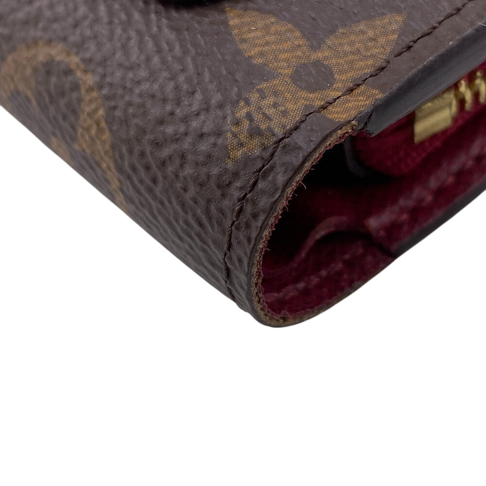 LOUIS VUITTON Bifold Wallet M69433 Monogram, Leather Brown Monogram Portefeuille Juliet