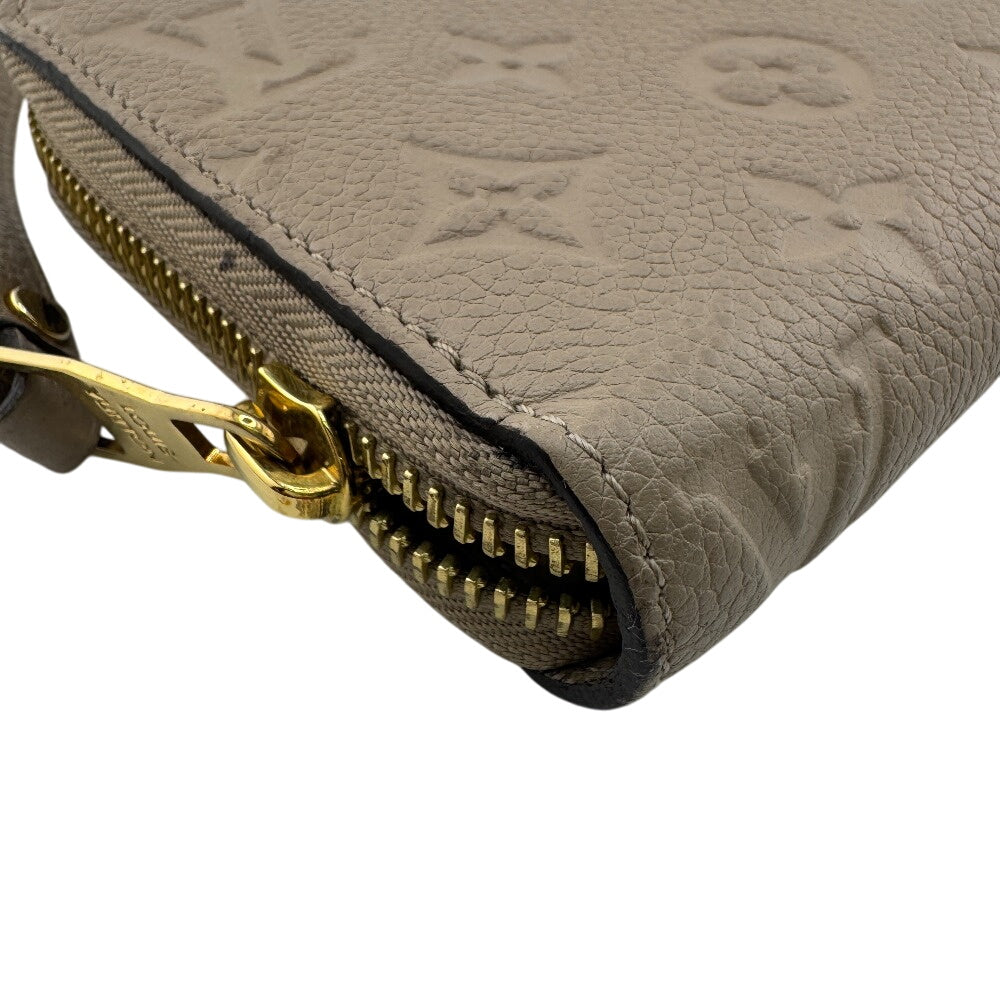 LOUIS VUITTON Long Wallet Purse M82212 Monogram Empreinte , Leather beige Monogram Ann Platt Zippy wallet