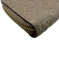 LOUIS VUITTON Long Wallet Purse M82212 Monogram Empreinte , Leather beige Monogram Ann Platt Zippy wallet