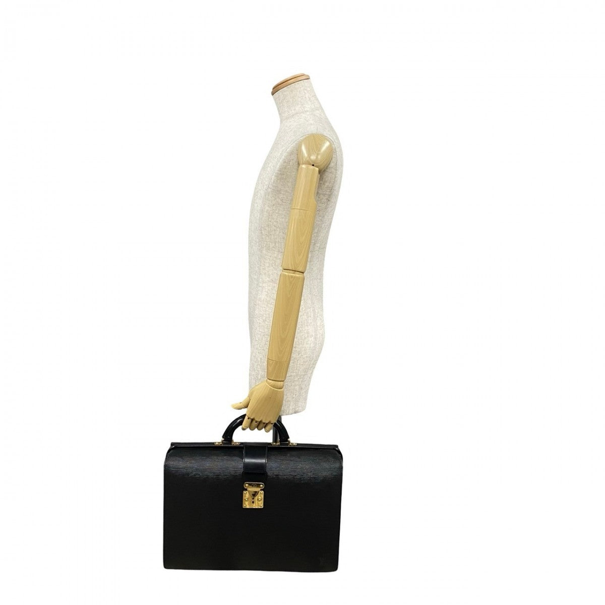 LOUIS VUITTON Business bag M54352 leather black Epi Cerviet Fermoire