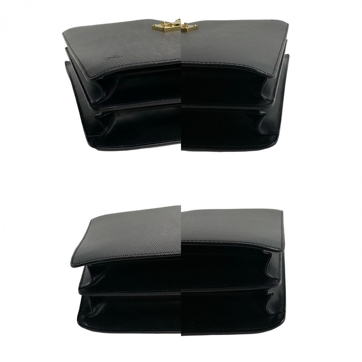 LOUIS VUITTON Business bag M54352 leather black Epi Cerviet Fermoire