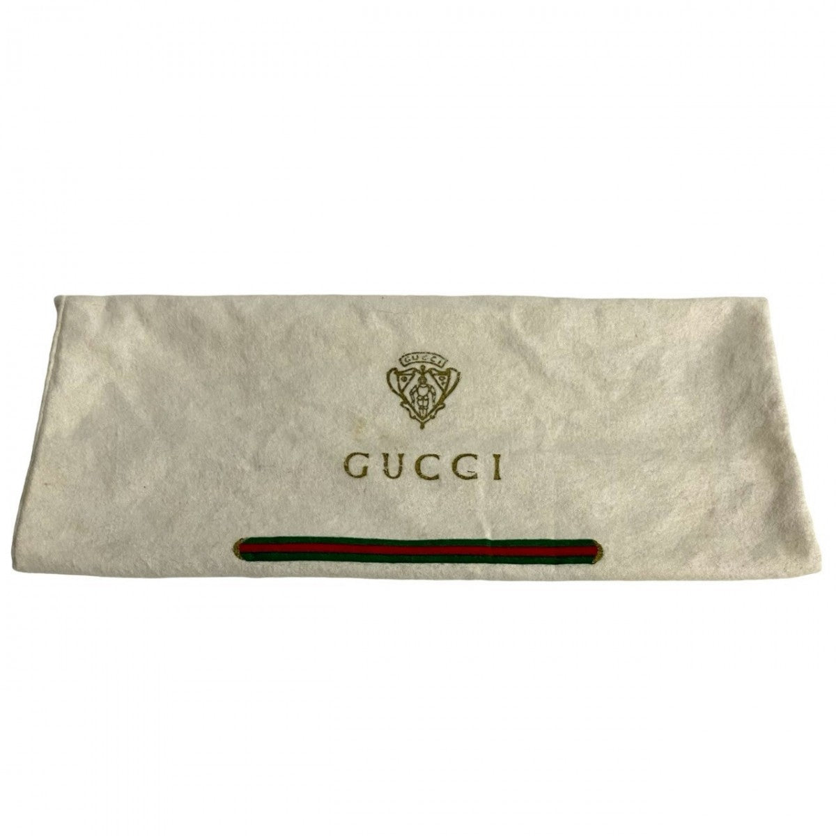 GUCCI Shoulder Bag leather black GG logo Metal Old Gucci Women Used Authentic