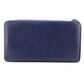 LOUIS VUITTON Long Wallet Purse M68582 Taurillon Clemence Blue Marine Portefeuille comet