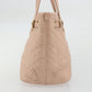 Christian Dior Cannage Panarea Hand Bag Coated Canvas Pink