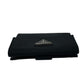 PRADA Bifold Wallet Leather, Nylon black Triangular logo Women Used Authentic