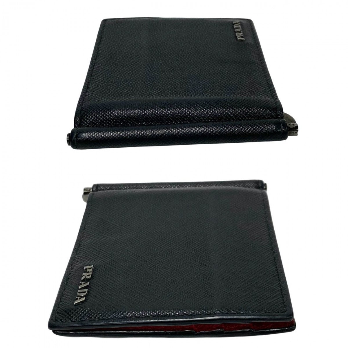 PRADA Bifold Wallet leather black
