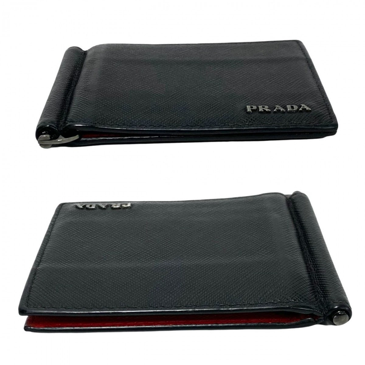 PRADA Bifold Wallet leather black