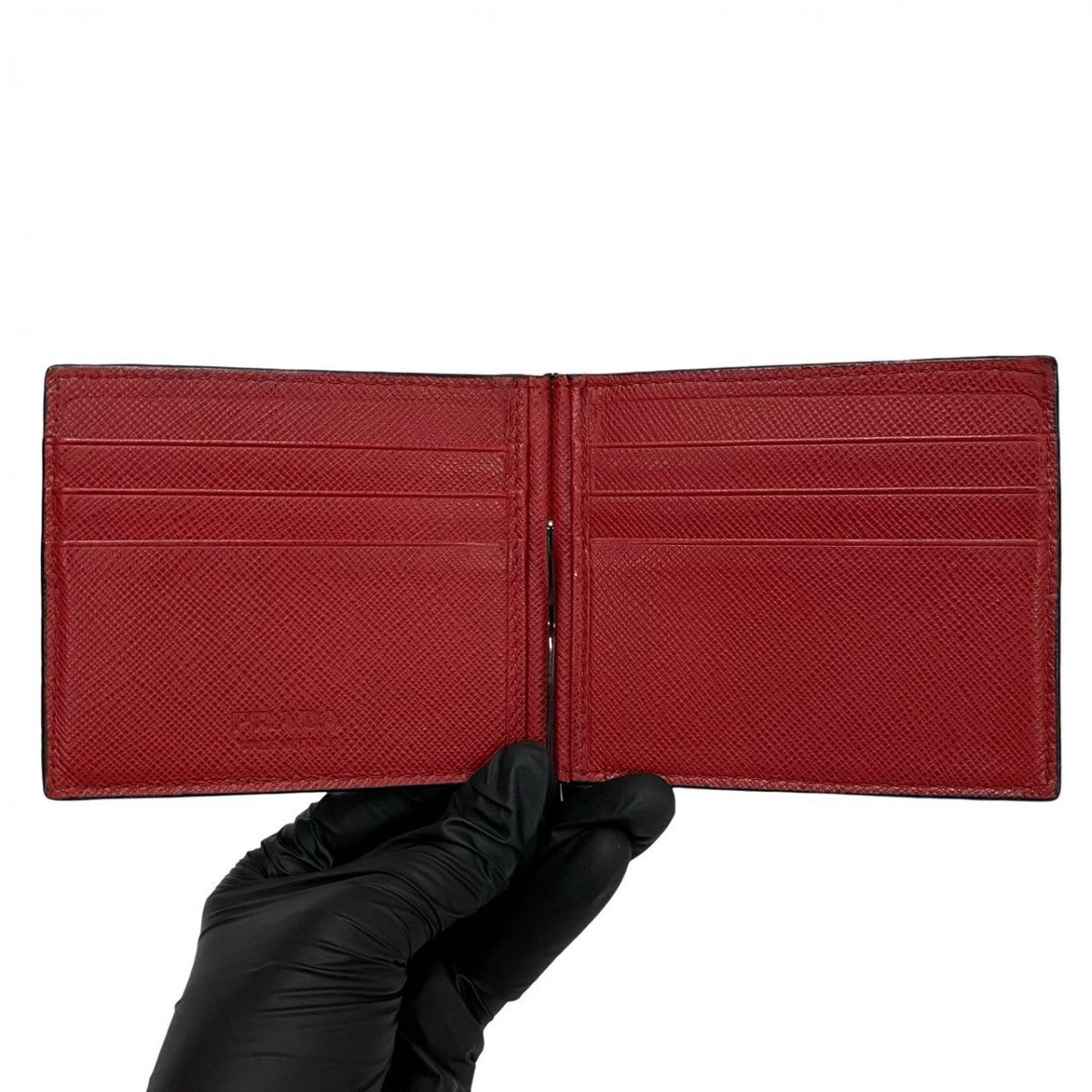 PRADA Bifold Wallet leather black