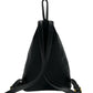 LOEWE Backpack leather black Anagram logo Metal Anton Women Used Authentic