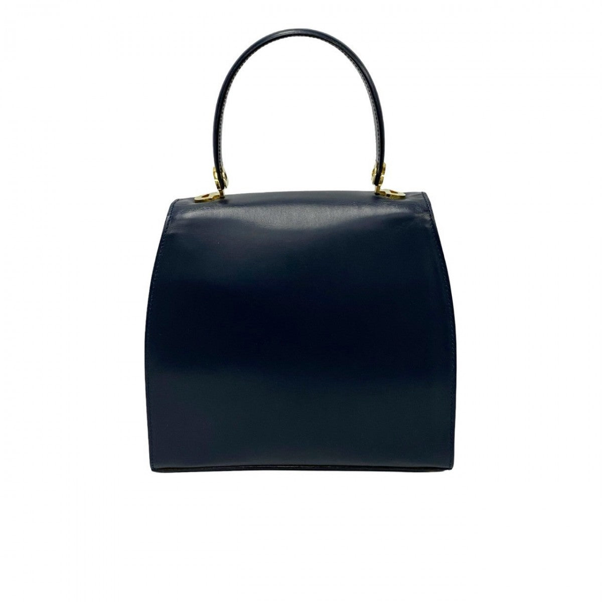 CELINE Shoulder Bag leather Navy