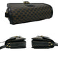CELINE Shoulder Bag Leather, PVC black Macadam Brazon Women Used Authentic