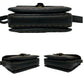 CELINE Shoulder Bag Leather, PVC black Macadam Brazon Women Used Authentic