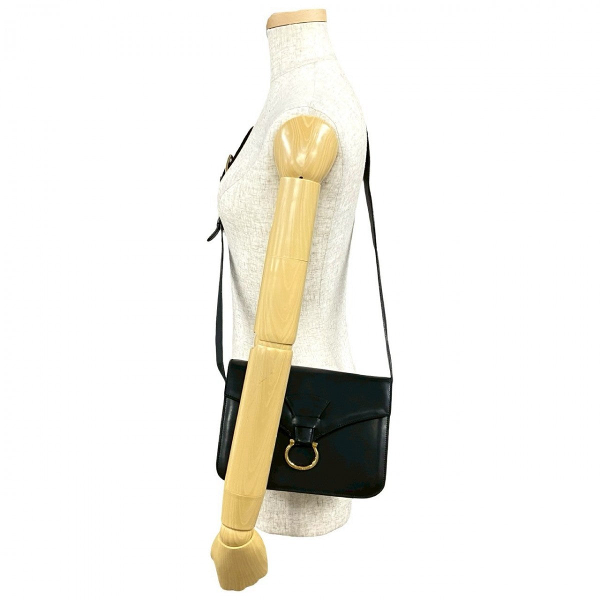 CELINE Shoulder Bag Calfskin black
