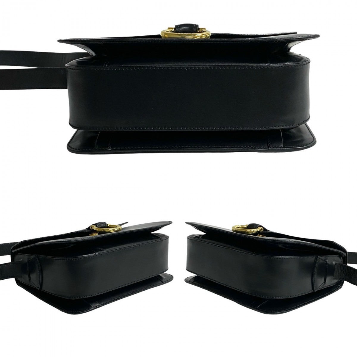 CELINE Shoulder Bag Calfskin black