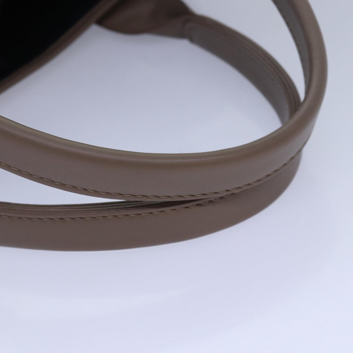 BALENCIAGA Cabas Hand Bag Leather Gray