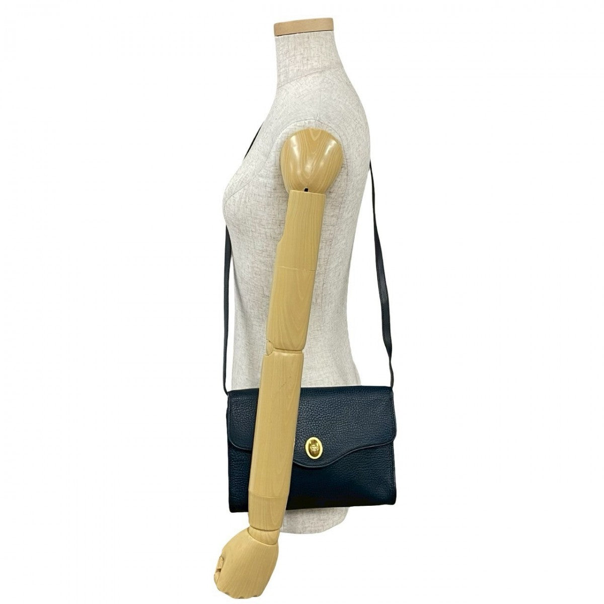 Dior Shoulder Bag leather Navy