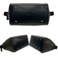 CELINE Handbag Leather, PVC black Macadam Blason Triomphe Pattern Women Used Authentic