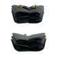 PRADA Shoulder Bag Leather, Tweed black logo Metal Women Used Authentic