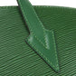 LOUIS VUITTON Tote Bag M52334 Epi Leather green Sun jack shopping Women Used Authentic