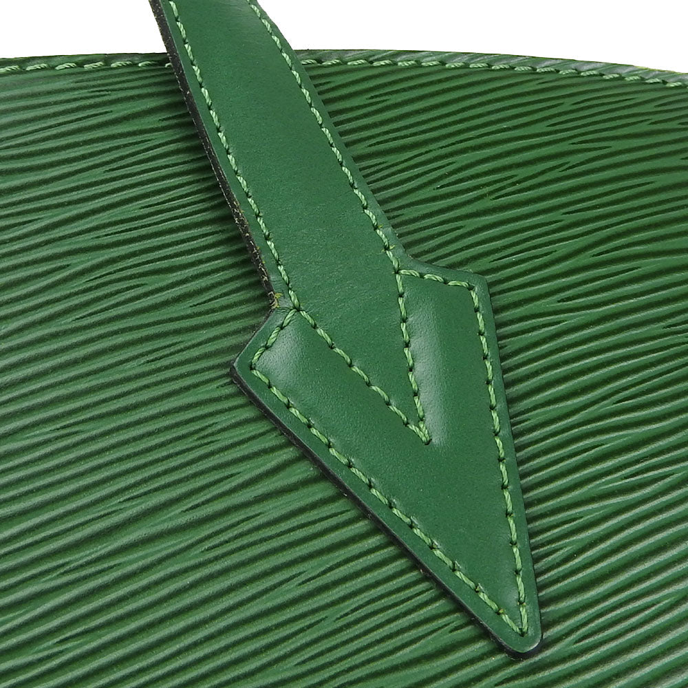 LOUIS VUITTON Tote Bag M52334 Epi Leather green Sun jack shopping Women Used Authentic
