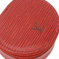 LOUIS VUITTON Accessory pouch M48227 Epi Leather Castilian red Ecran Bijoux unisex(Unisex) Used Authentic