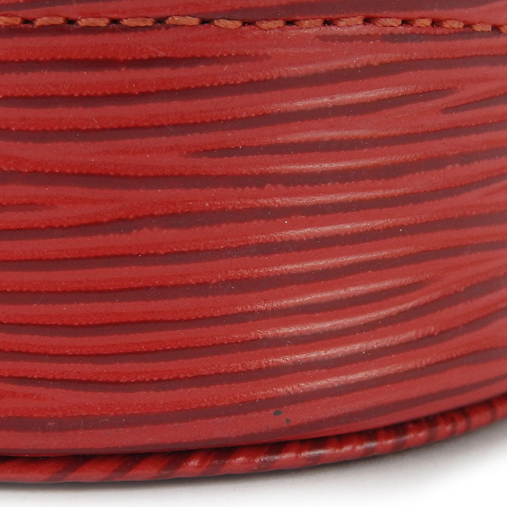 LOUIS VUITTON Accessory pouch M48227 Epi Leather Castilian red Ecran Bijoux unisex(Unisex) Used Authentic