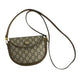 GUCCI Shoulder Bag Leather, PVC Brown Gucci Plus logo Women Used Authentic