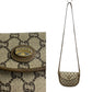 GUCCI Shoulder Bag Leather, PVC Brown Gucci Plus logo Women Used Authentic