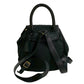 GUCCI Backpack Canvas, Leather black GG logo Pattern Old Gucci Women Used Authentic
