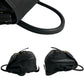 GUCCI Backpack Canvas, Leather black GG logo Pattern Old Gucci Women Used Authentic