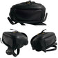 GUCCI Backpack Canvas, Leather black GG logo Pattern Old Gucci Women Used Authentic