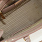 PRADA Two Way Hand Bag Saffiano Leather Pink Gold