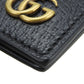 GUCCI Bill Compartment 428726 leather black unisex(Unisex) Used Authentic