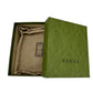GUCCI Tri-fold wallet 644407 leather black GG Marmont unisex(Unisex) Used Authentic