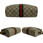 GUCCI Shoulder Bag leather Brown Sherry line