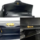 GUCCI Shoulder Bag Calfskin, Leather black GG logo Metal Women Used Authentic