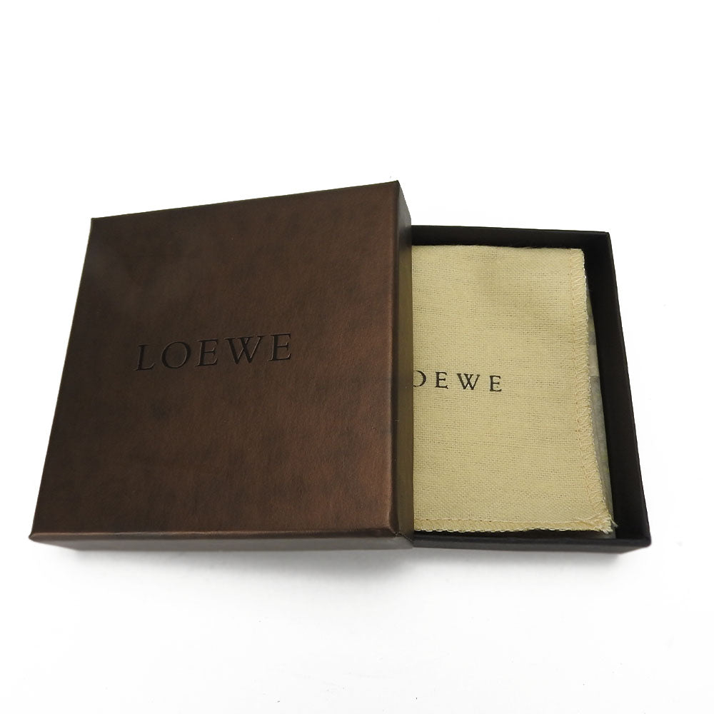 LOEWE Coin case leather Brown mens(Unisex) Used Authentic