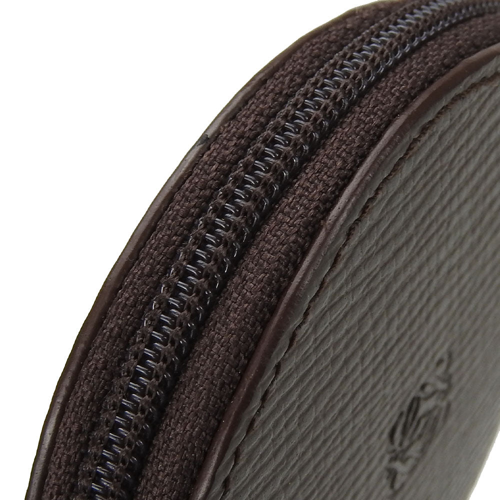 LOEWE Coin case leather Brown mens(Unisex) Used Authentic