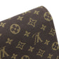 LOUIS VUITTON Long Wallet Purse M95234 Monogram mini run Brown Portefeuille Sara Women Used Authentic