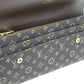 LOUIS VUITTON Long Wallet Purse M95234 Monogram mini run Brown Portefeuille Sara Women Used Authentic